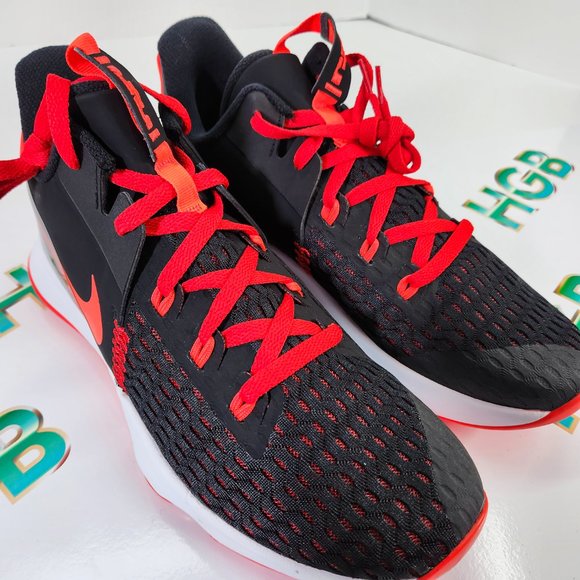 Nike Lebron Witness V Men's Basketball Sneaker Shoe Limited Black CQ9380-005 - Picture 8 of 12